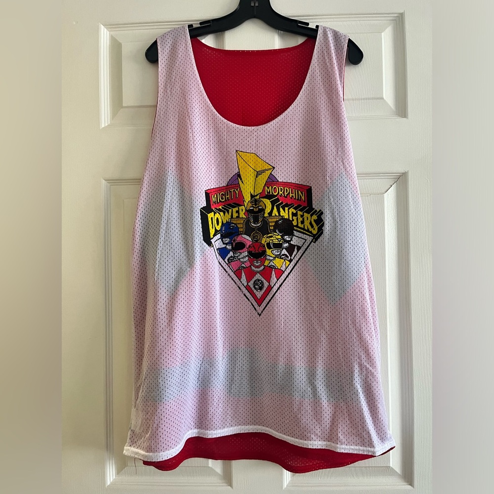 Power Rangers Red Ranger Jersey Tank Top